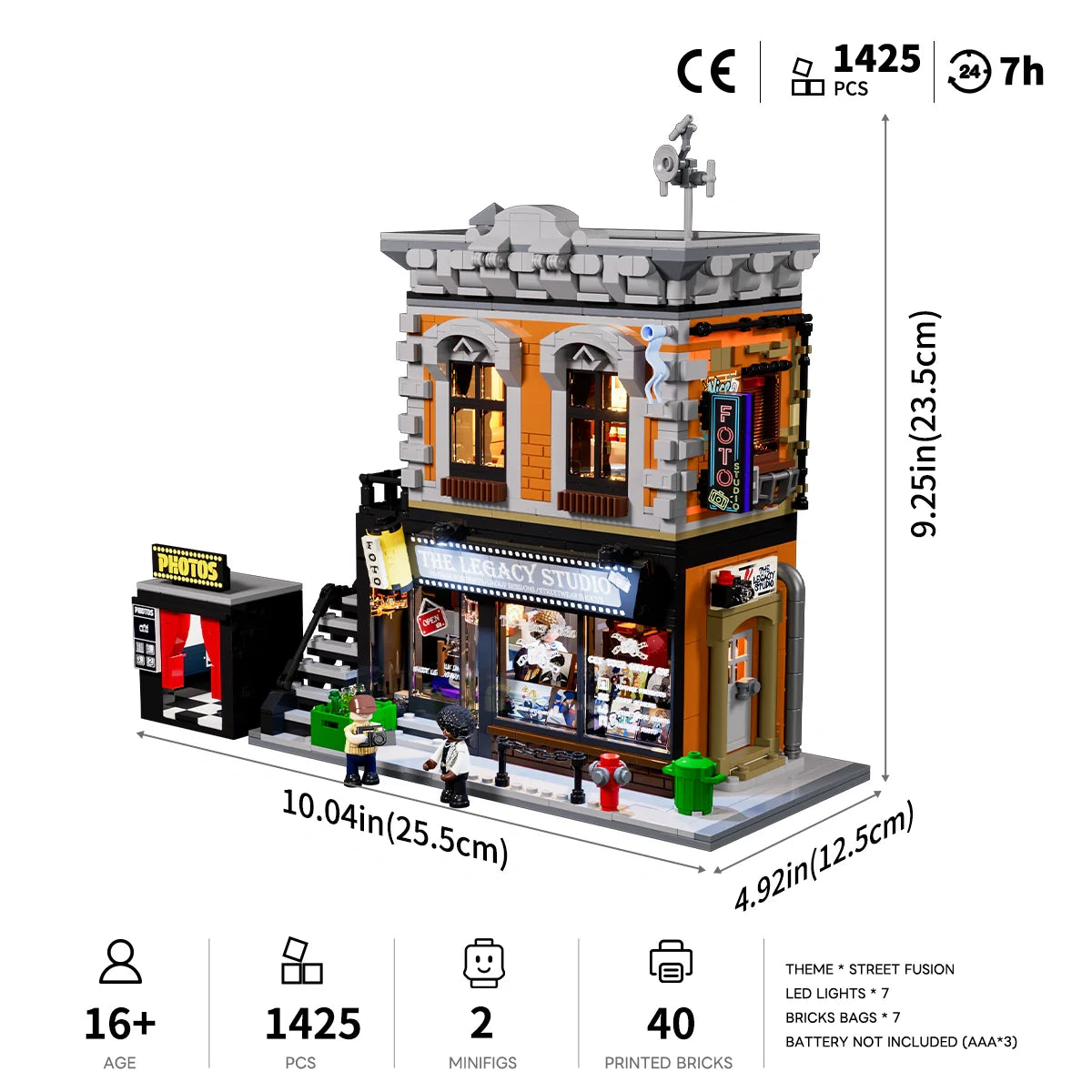 Lumibricks 19016 - Corner Photo Studio - Eck-Fotostudio