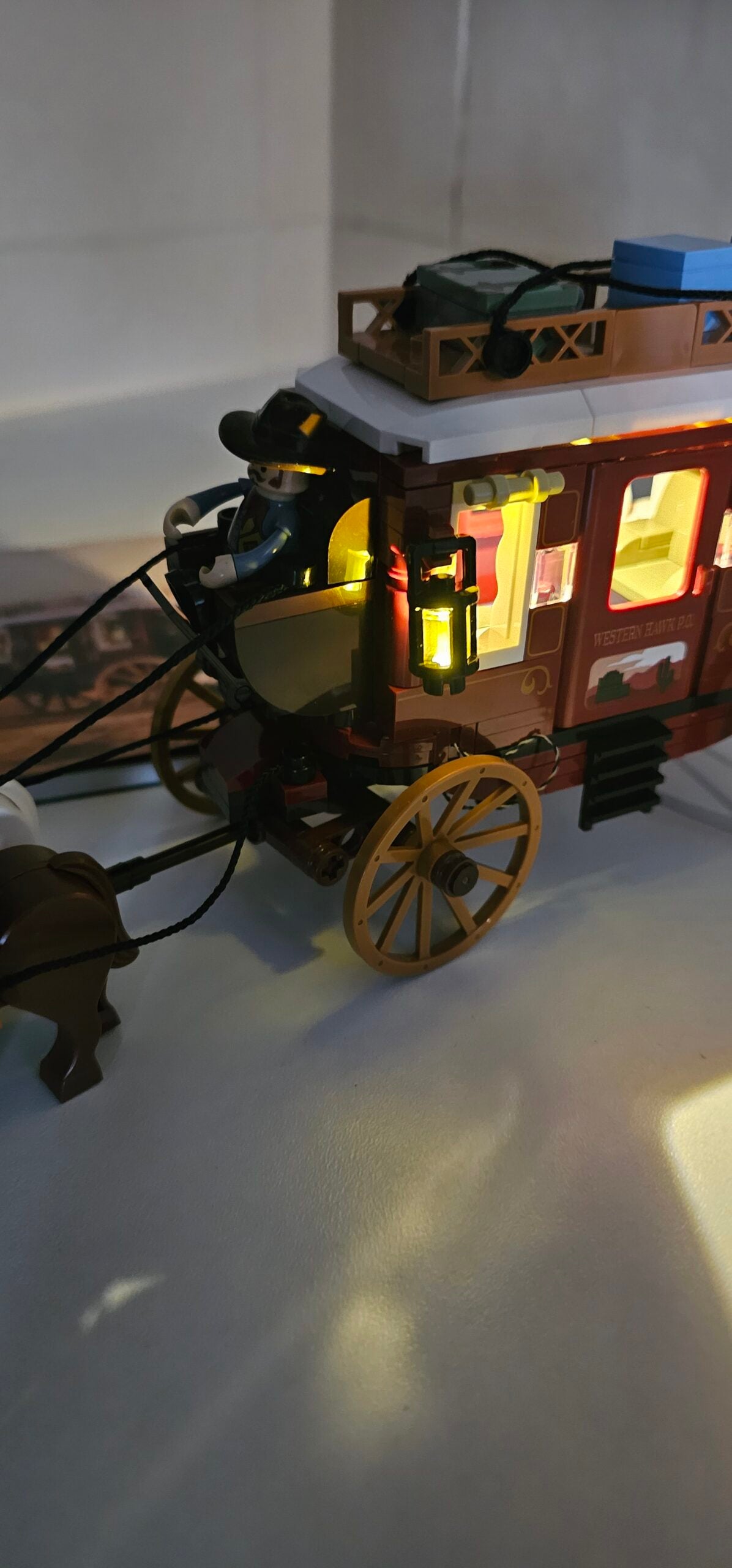 Lumibricks 14006 / F9052 - Western Stagecoach - Postkutsche des Wilden Westens -USED- ohne OVP