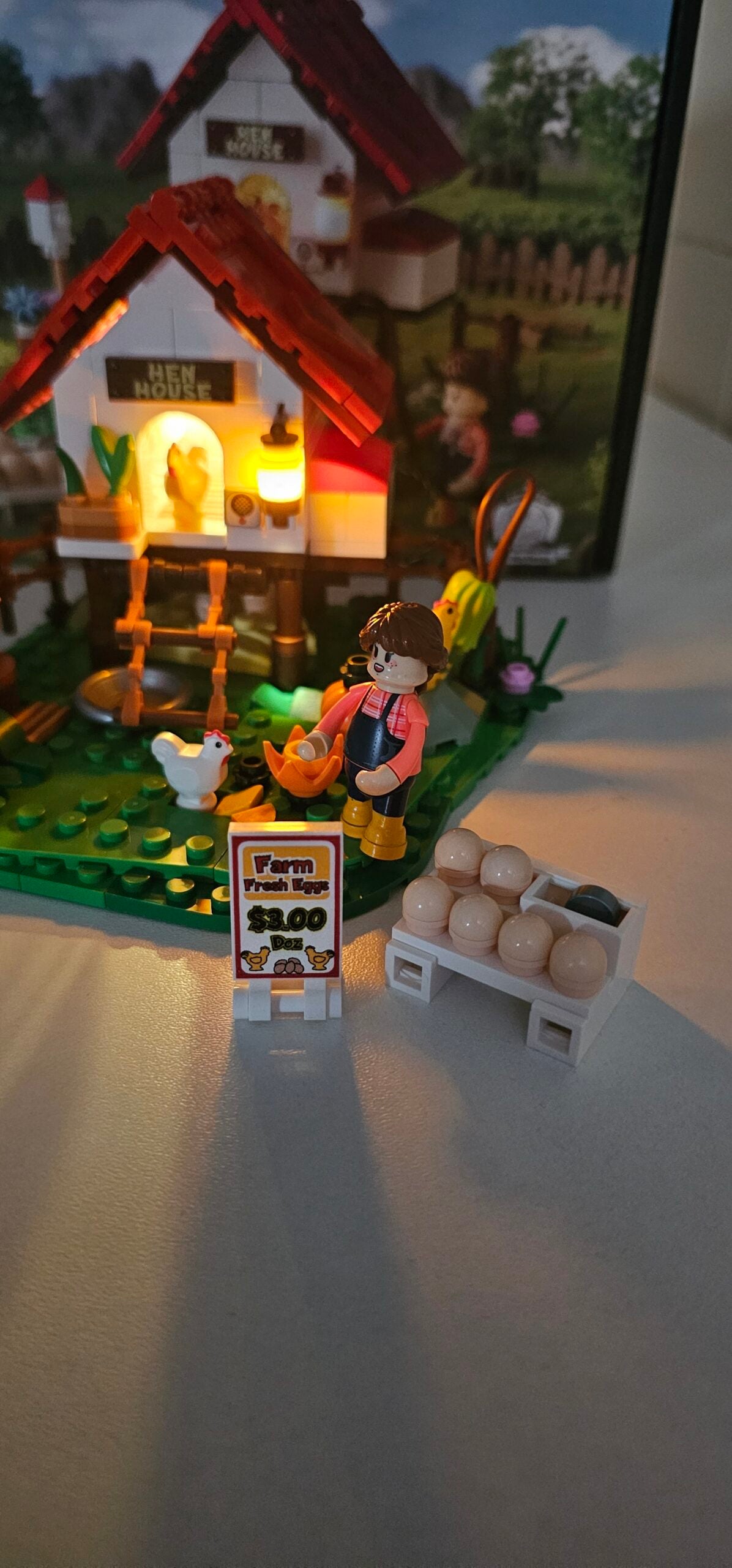 Lumibricks F9034 - The Hen House - Das Hühnerhaus -USED-