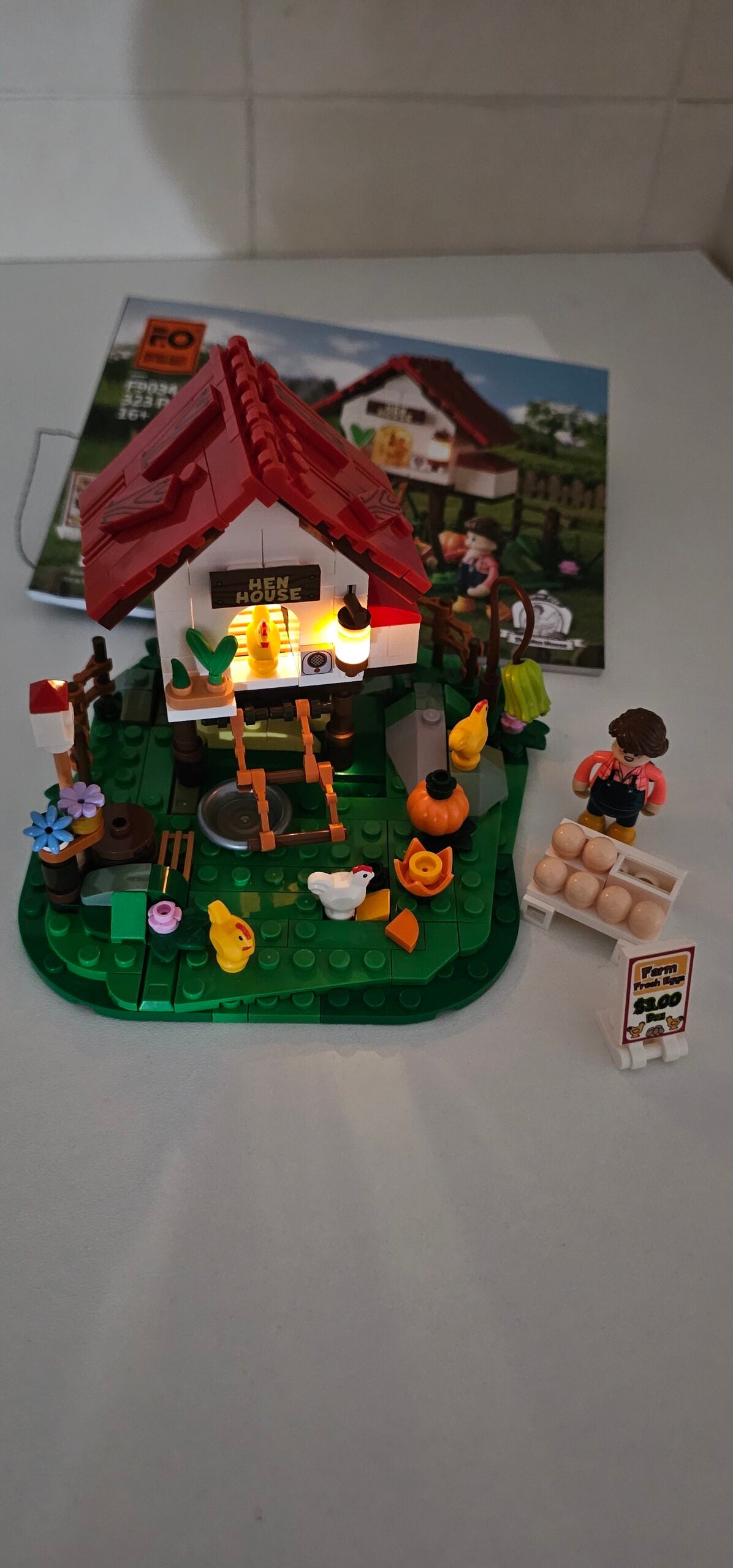 Lumibricks F9034 - The Hen House - Das Hühnerhaus -USED- ohne OVP