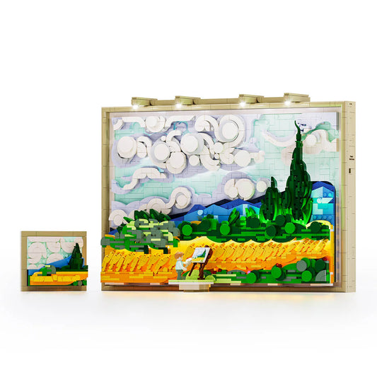 Lumibricks 21001 - Wheat Field with Cypresses