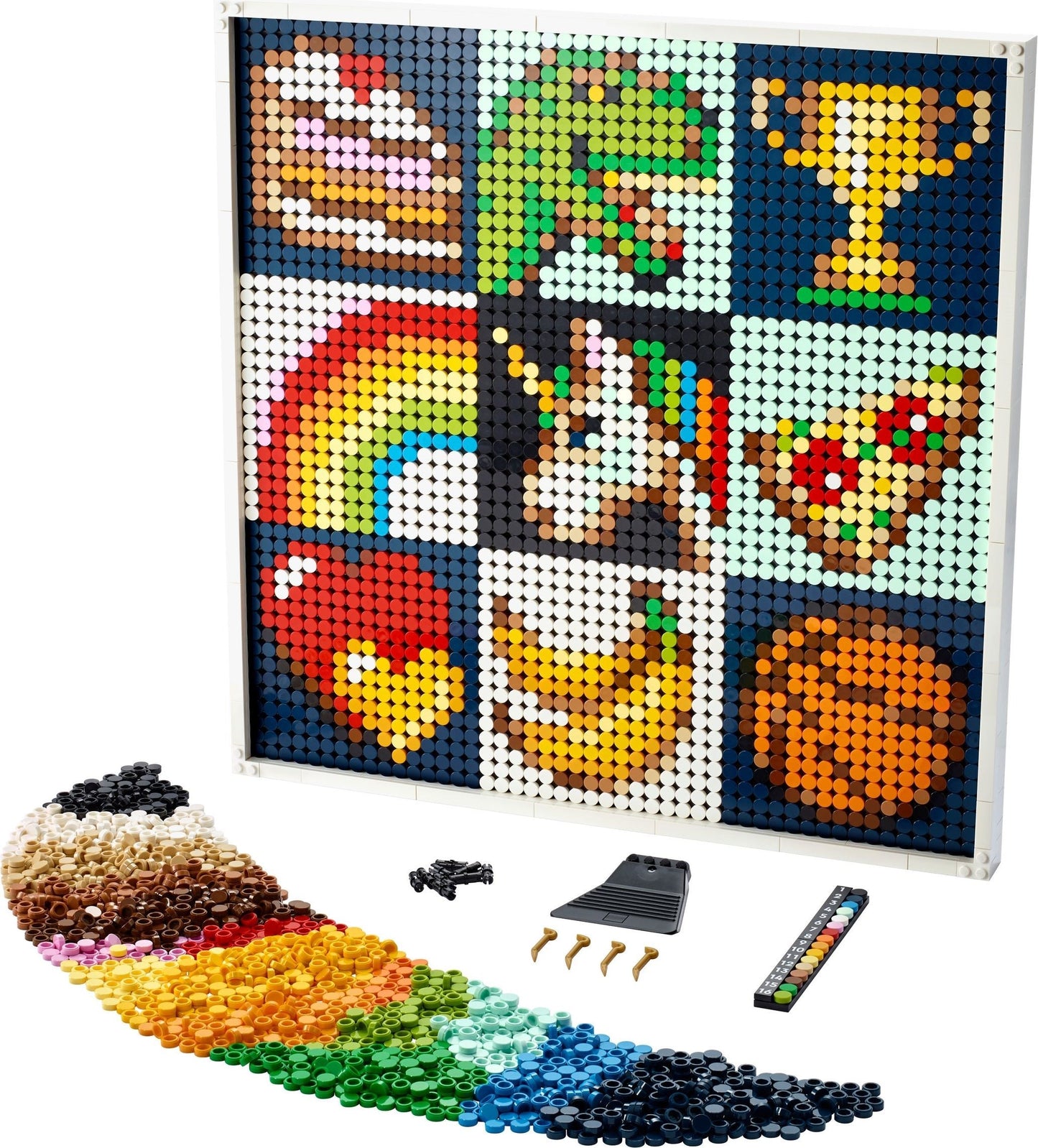 LEGO Art Gemeinsames Kunstprojekt 21226