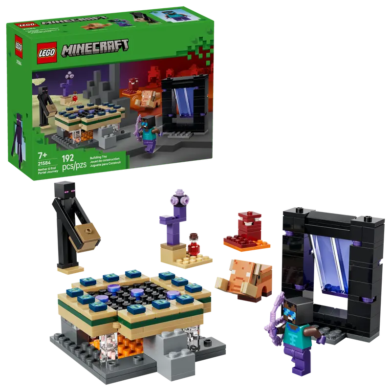 LEGO Minecraft Reise durch Nether und Endportal 21584