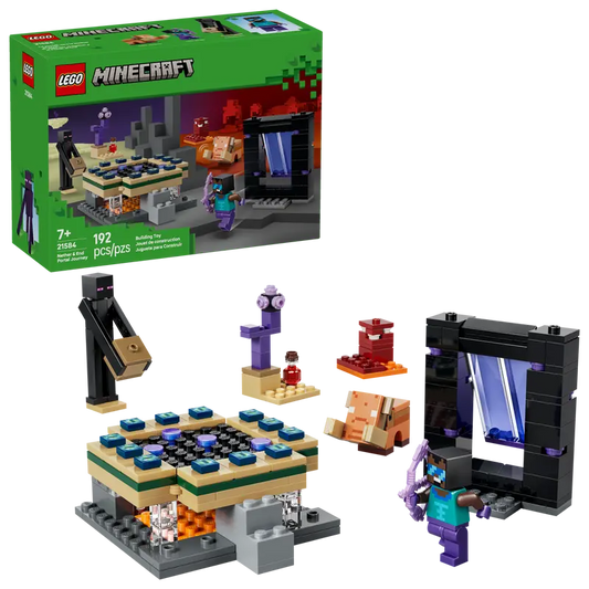LEGO Minecraft Reise durch Nether und Endportal 21584