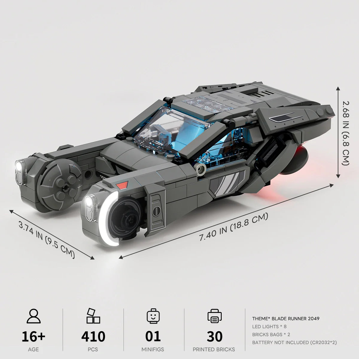 Lumibricks 23001 - Blade Runner 2049 - K's Spinner