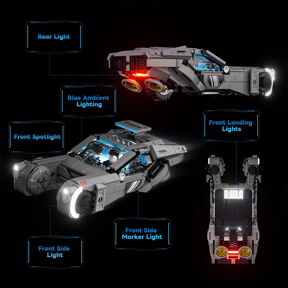 Lumibricks 23001 - Blade Runner 2049 - K's Spinner