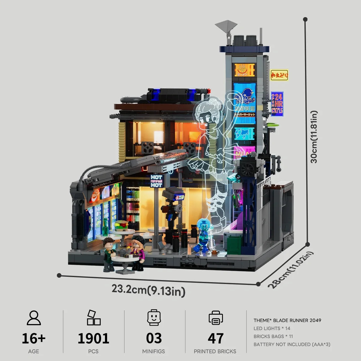Lumibricks 23004 - Blade Runner 2049 - Street Market