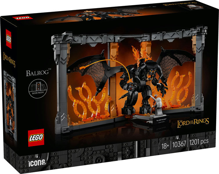 LEGO Icons Der Herr der Ringe: Balrog™ Bücherstütze 10367