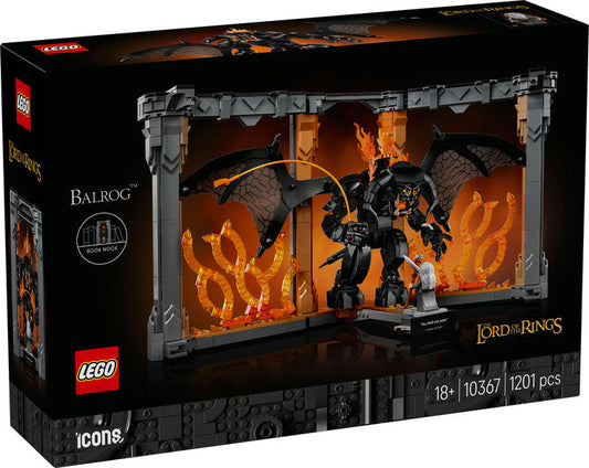 LEGO Icons Der Herr der Ringe: Balrog™ Bücherstütze 10367