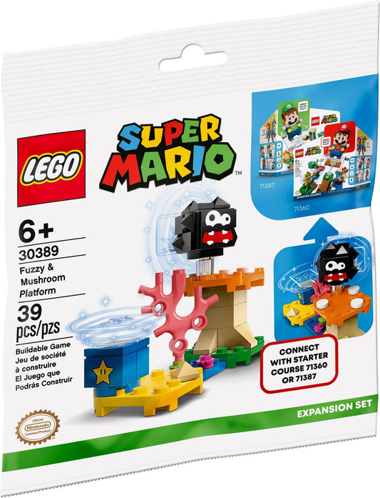 LEGO Super Mario Fuzzy & Pilz-Plattform Erweiterungsset 30389