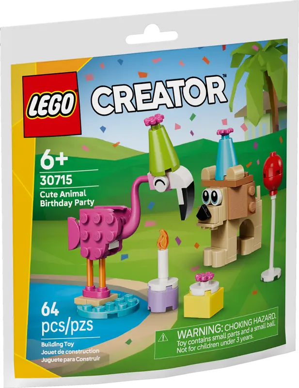 LEGO Creator Niedliche Tiere Feiern Geburtstag 30715