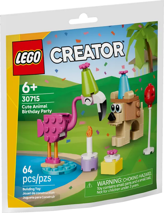 LEGO Creator Niedliche Tiere Feiern Geburtstag 30715