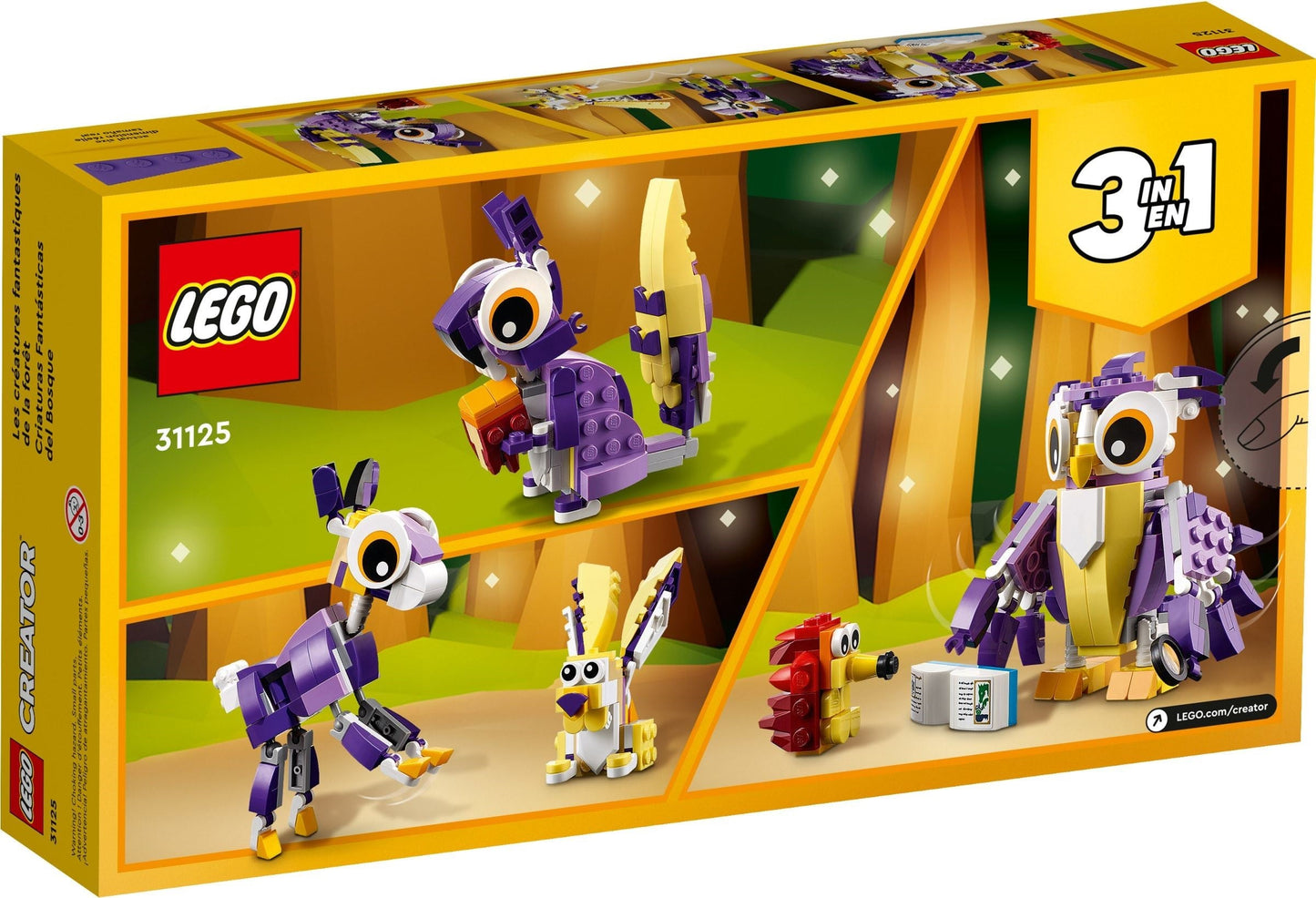 LEGO Creator Wald-Fabelwesen 31125