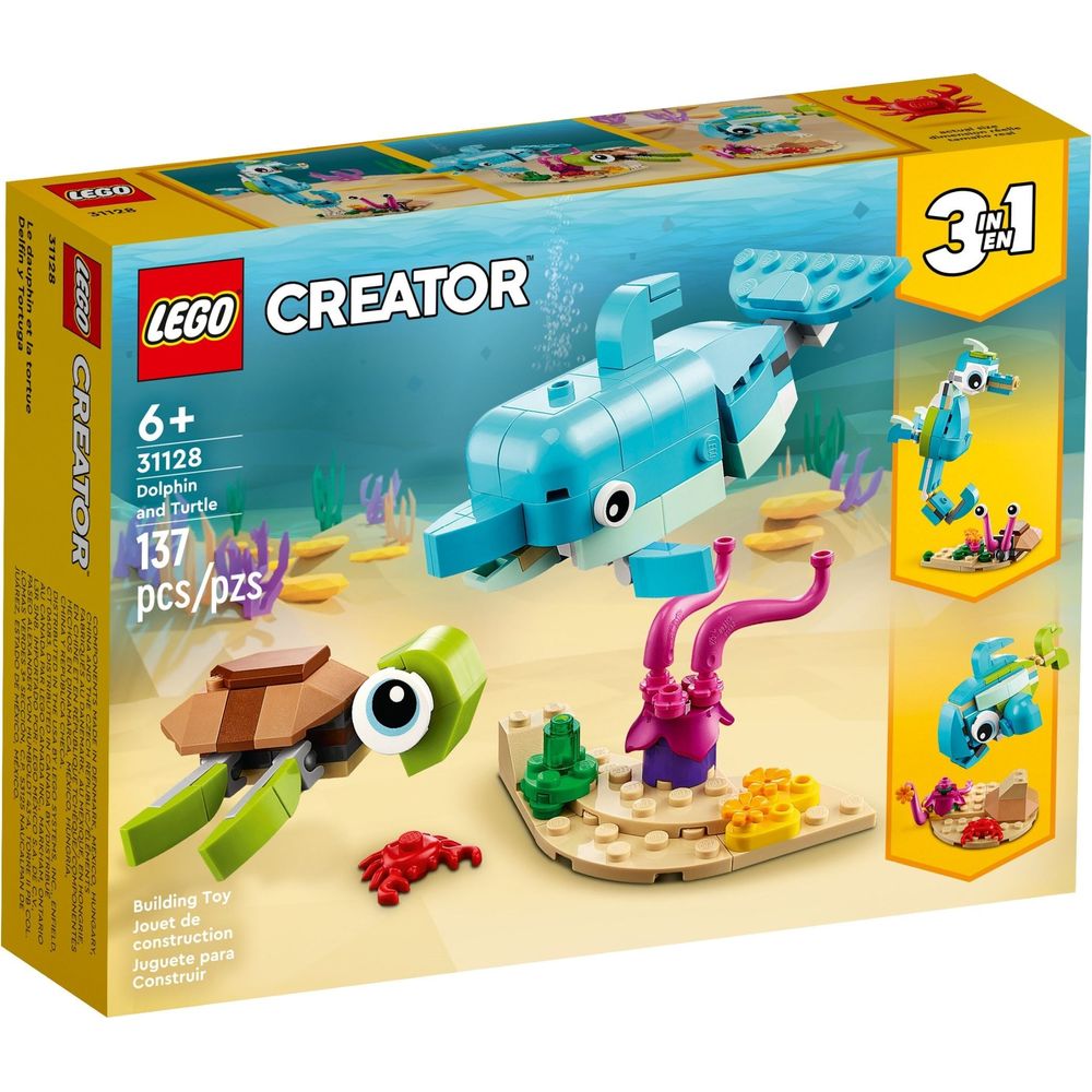 LEGO Creator Delfin und Schildkröte 31128