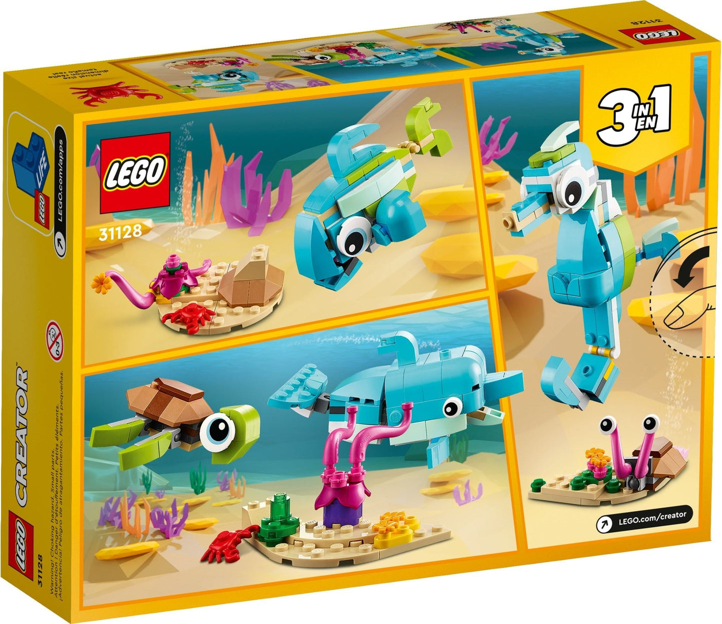 LEGO Creator Delfin und Schildkröte 31128