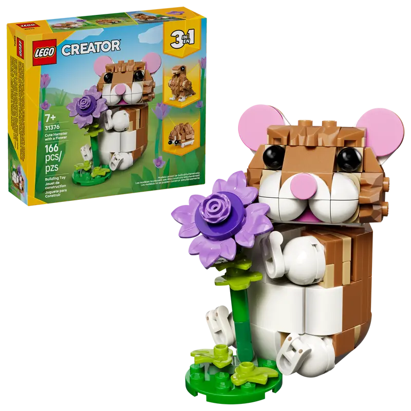 LEGO Creator Niedlicher Hamster mit Blume 31376