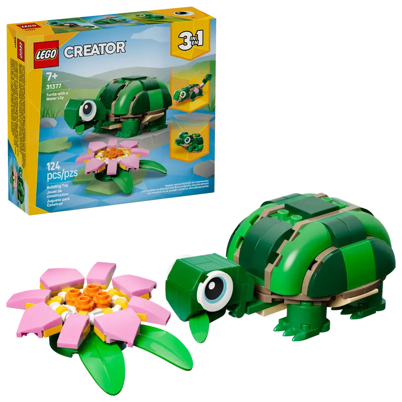 LEGO Creator Schildkröte mit Seerose 31377
