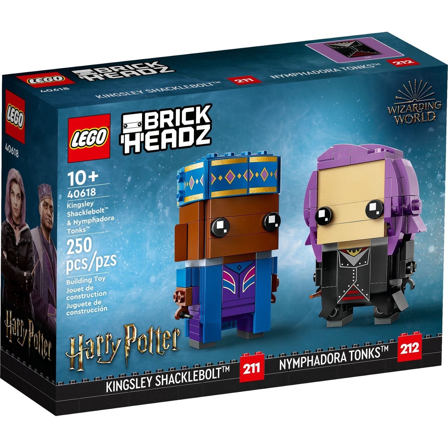 LEGO Brickheadz Kingsley Shacklebolt & Nymphadrora Tonks 40618