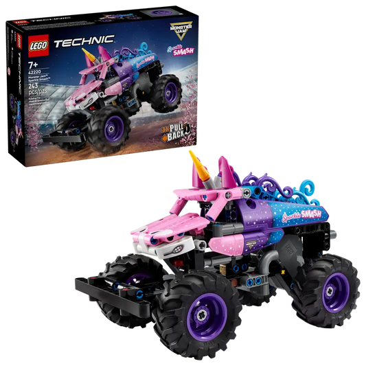 LEGO Technic Monster Jam™ Sparkle Smash™ mit Rückziehmotor 42220