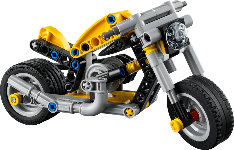 LEGO Technic Gelbes Motorrad 42225
