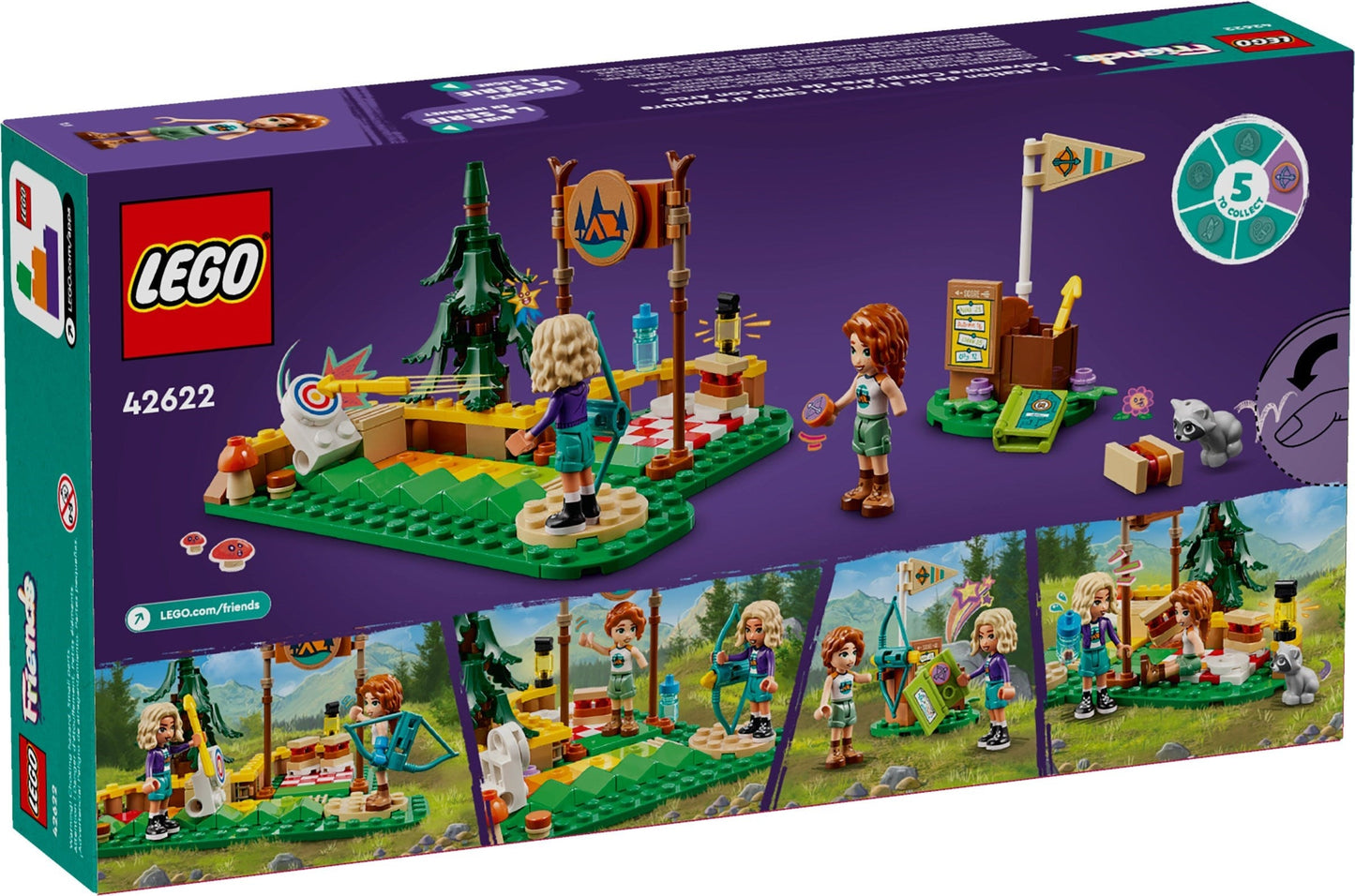 LEGO Friends Bogenschießen im Abenteuercamp 42622