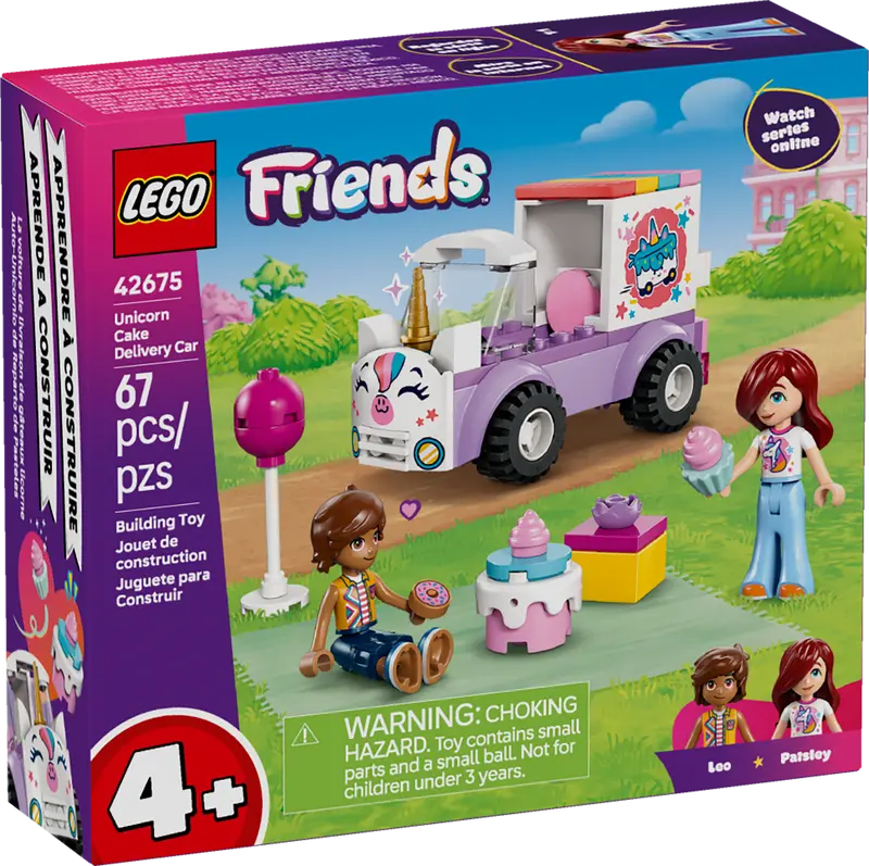 LEGO Friends Einhorn-Kuchenlieferwagen 42675