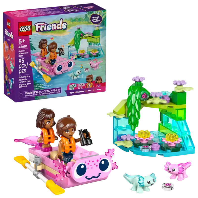 LEGO Friends Axolotl-Abenteuerboot 42681