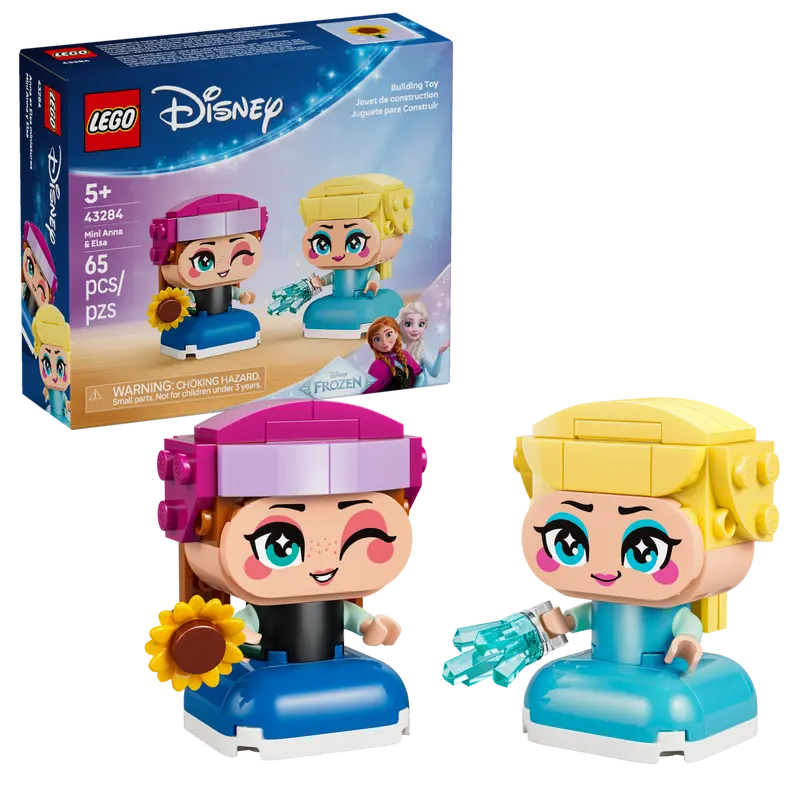 LEGO Disney Princess Die Mini-Prinzessinnen Anna und Elsa 43284