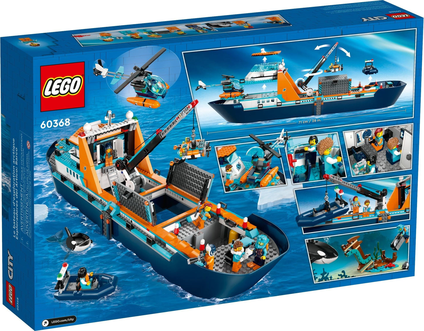 LEGO City Arktis-Forschungsschiff 60368