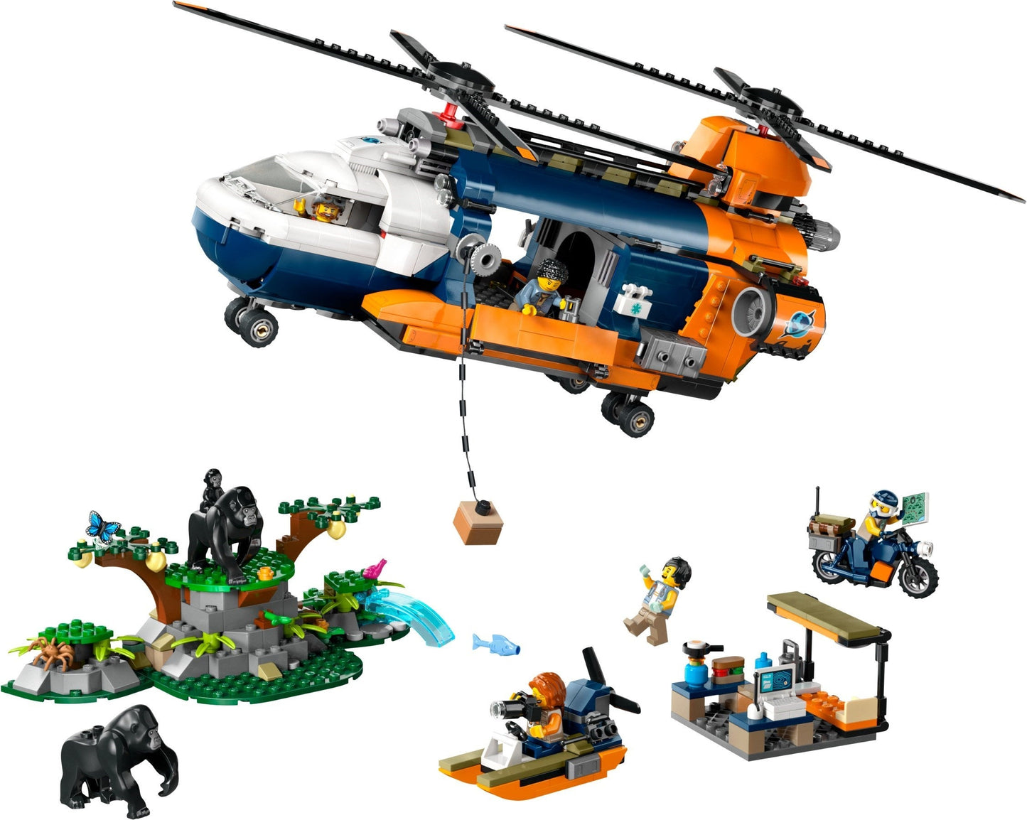 LEGO City Dschungelforscher-Hubschrauber 60437