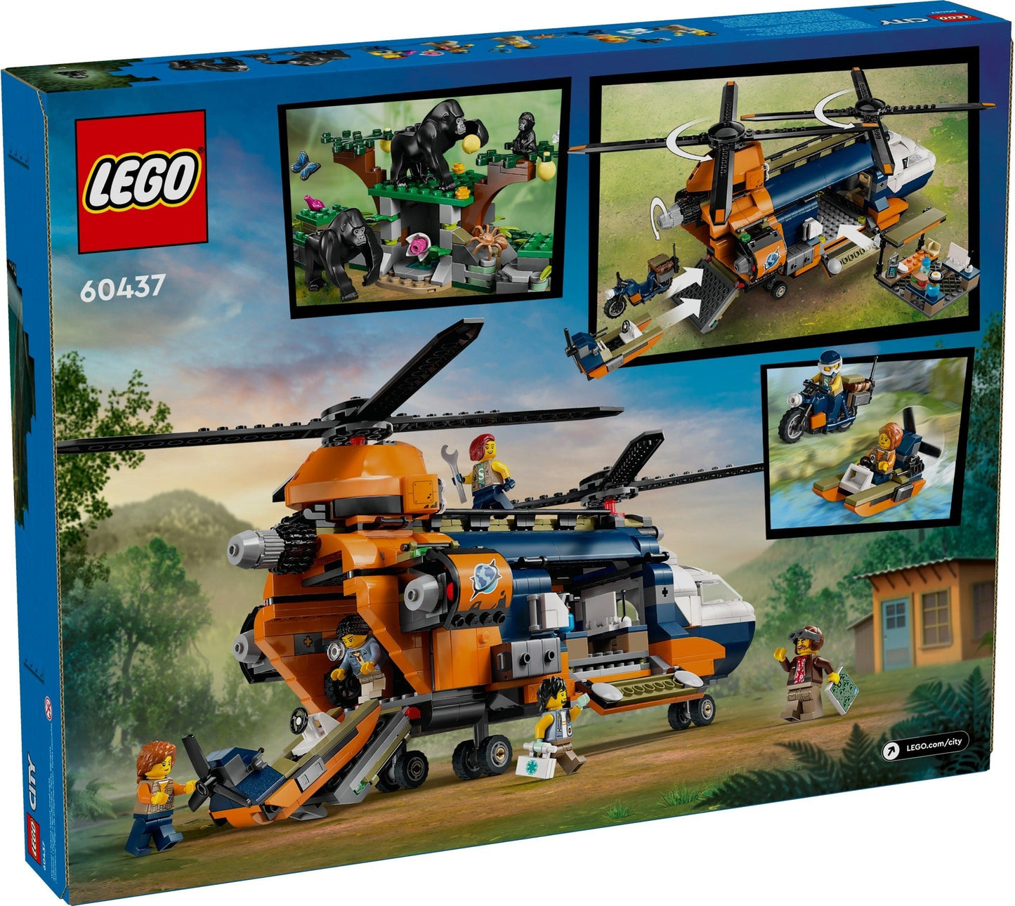 LEGO City Dschungelforscher-Hubschrauber 60437