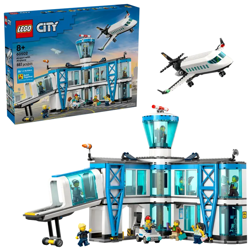 LEGO City Flughafen mit Flugzeug 60502