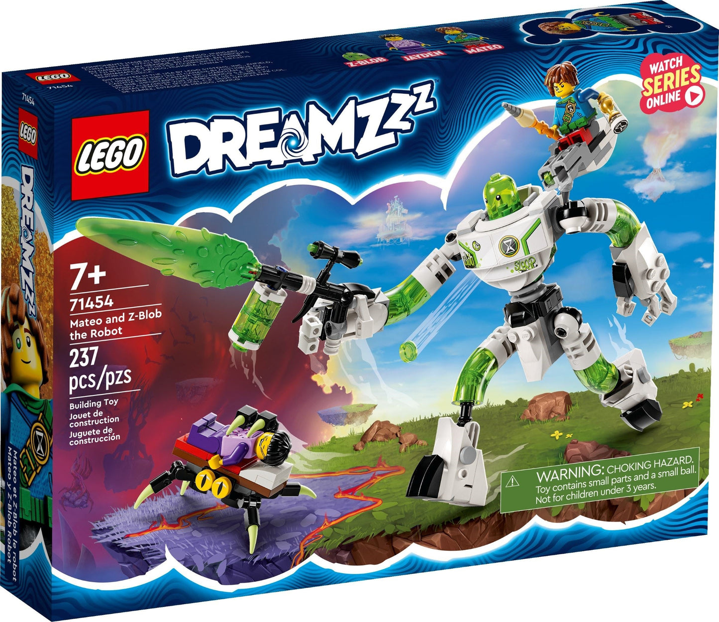 LEGO DreamZzz Mateo und Roboter Z-Blob 71454