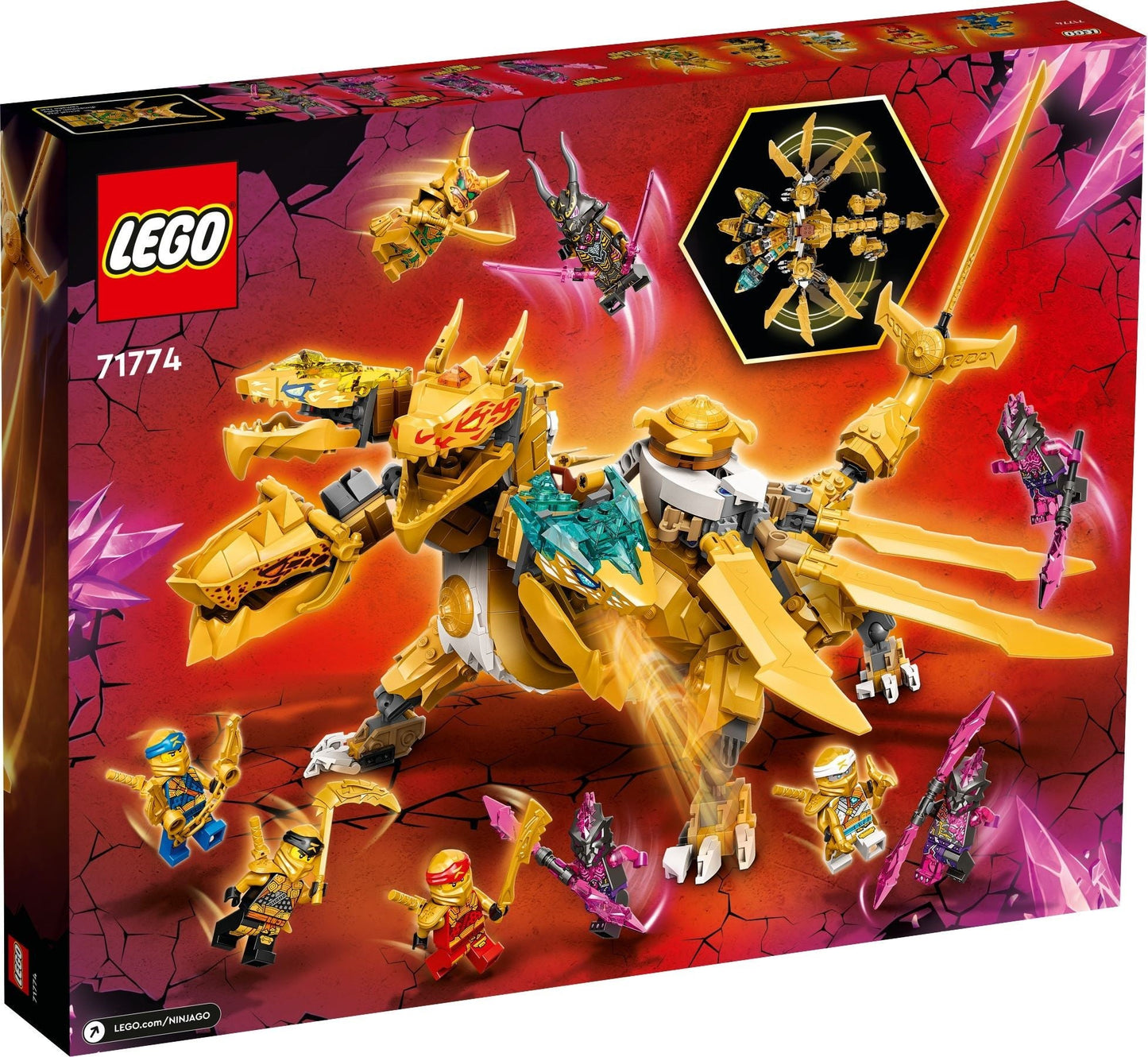 LEGO Ninjago Lloyd's Golden Ultra Dragon 71774