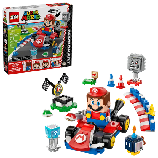 LEGO Super Mario Mario Kart™ – Interaktiver LEGO Mario™ & Standard-Kart 72043