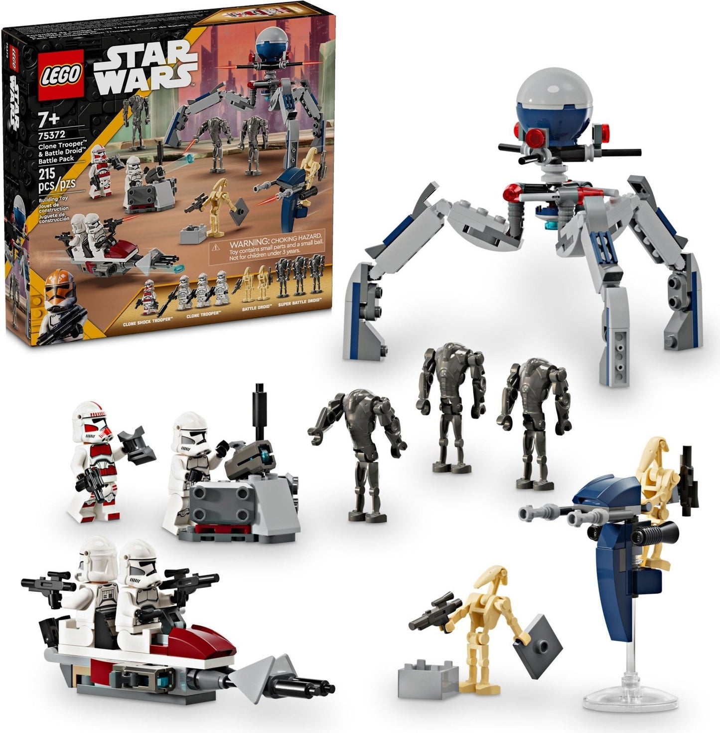 LEGO Star Wars Clone Trooper & Battle Droid Battle Pack 75372