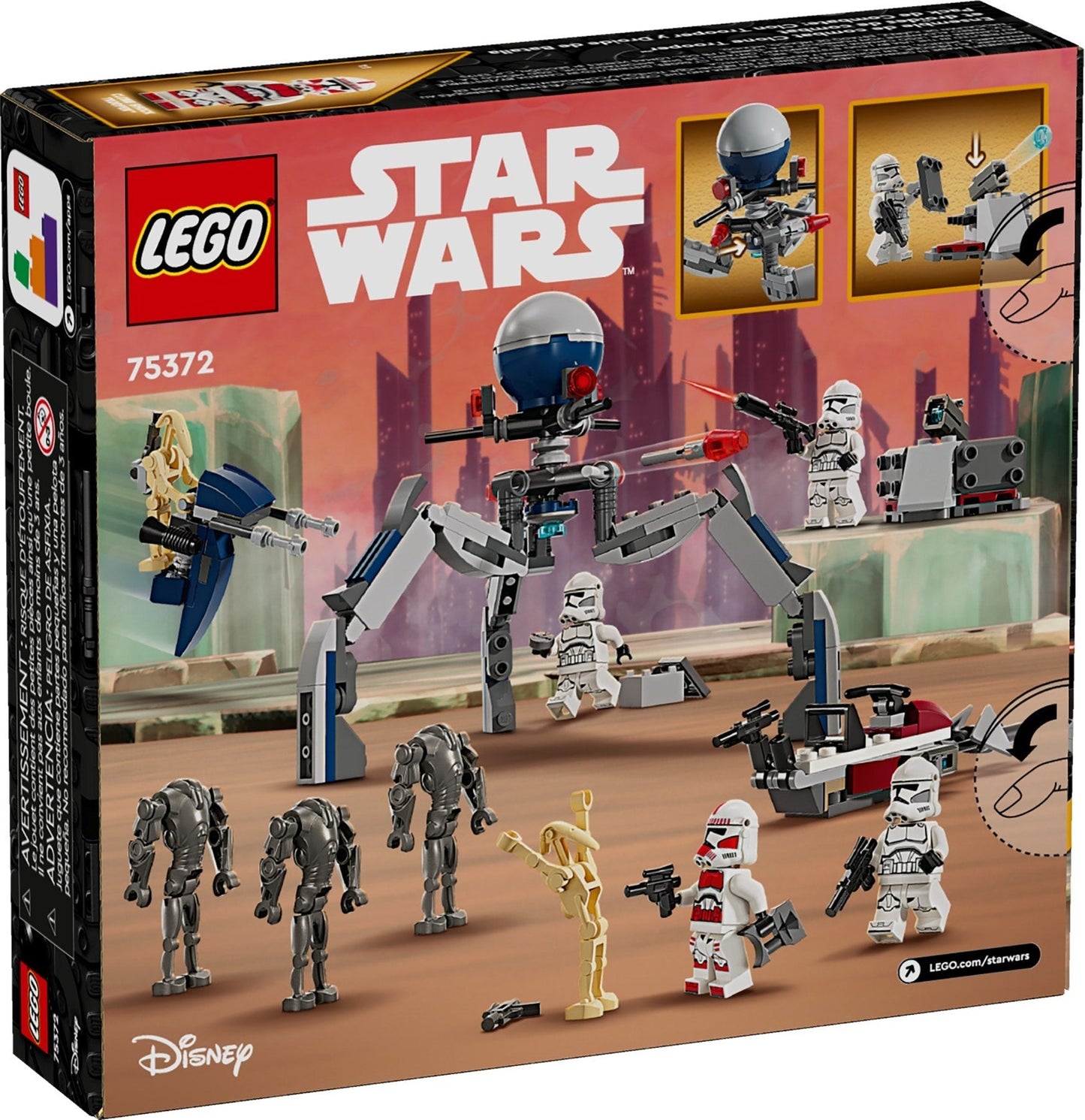 LEGO Star Wars Clone Trooper & Battle Droid Battle Pack 75372