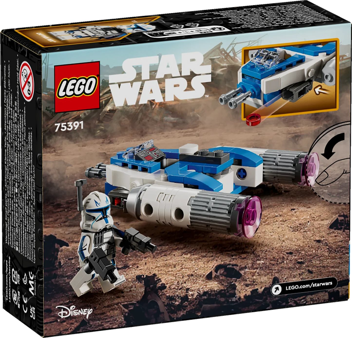 LEGO Star Wars - Captain Rex Y-Wing Microfighter - 75391