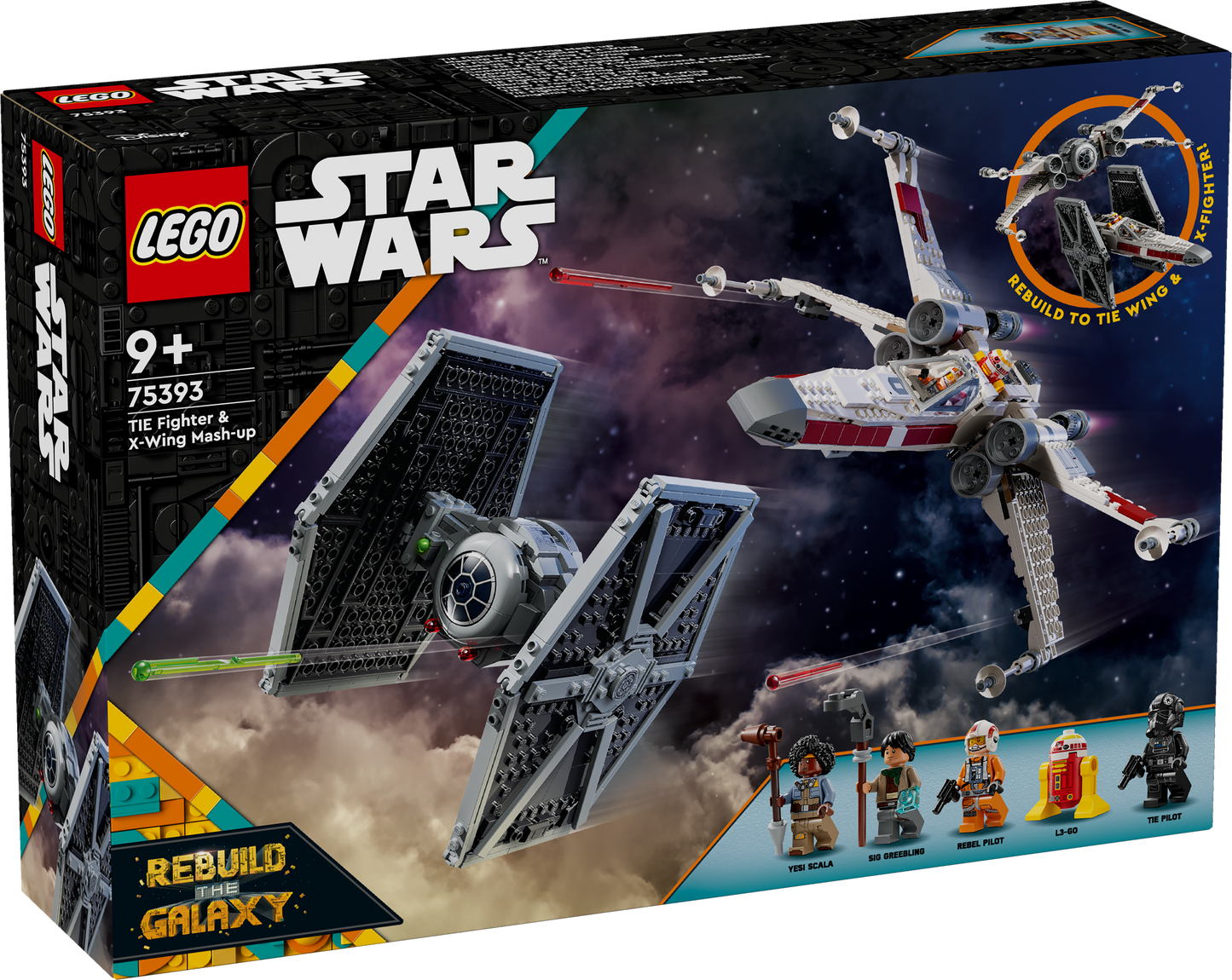 TIE Fighter und X-Wing Mash-up - 75393
