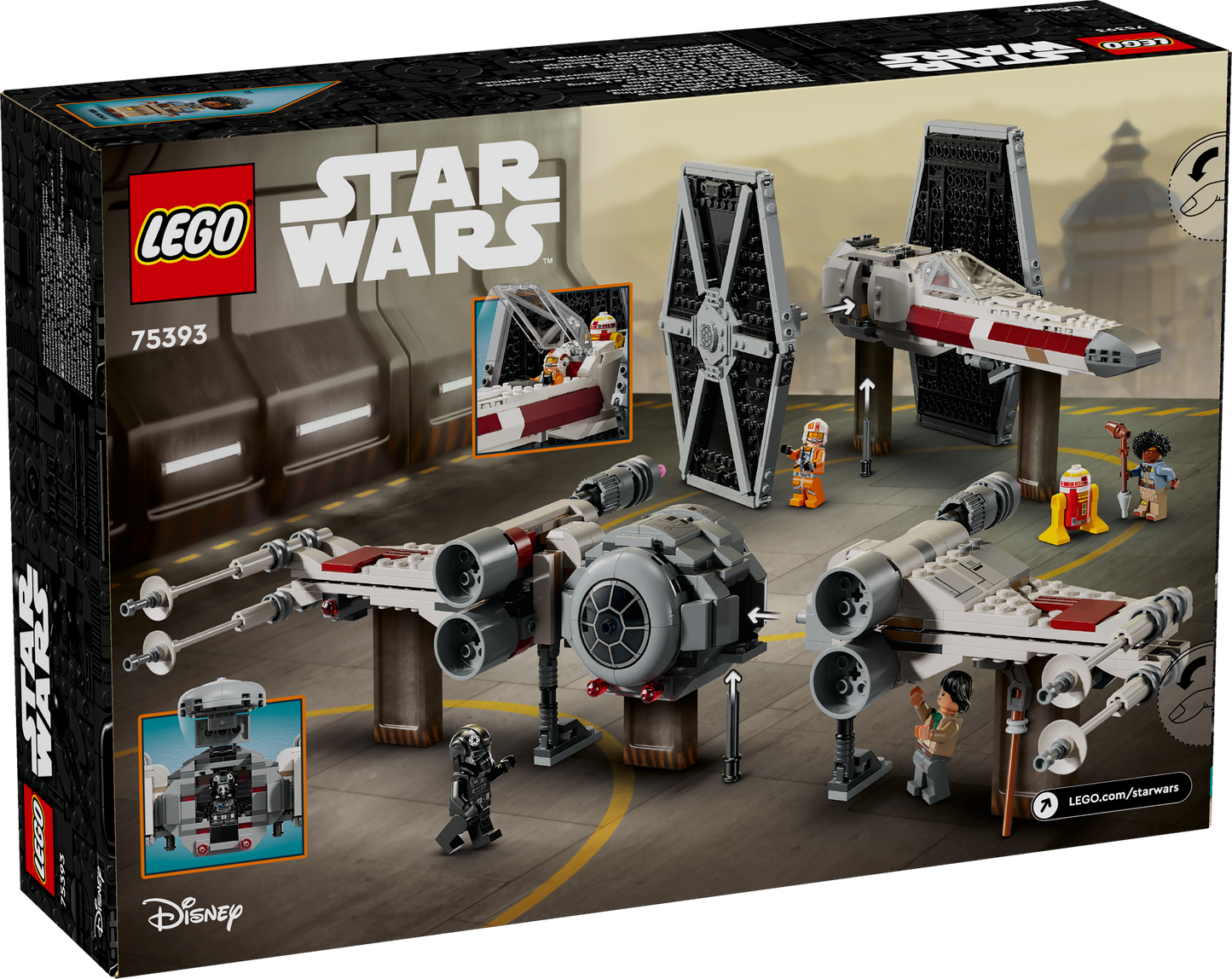 TIE Fighter und X-Wing Mash-up - 75393