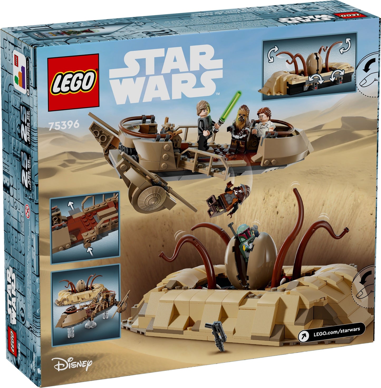LEGO Star Wars - Wüsten-Skiff und Sarlacc-Grube - 75396
