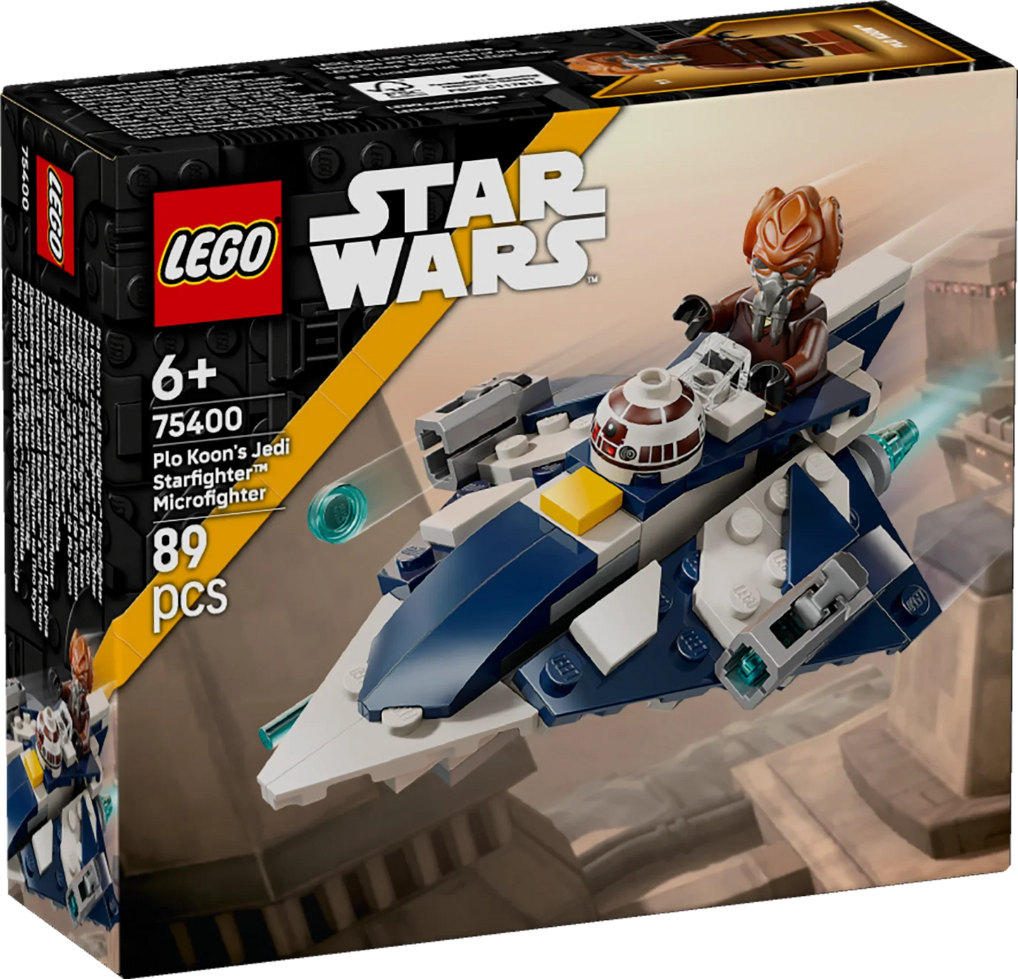LEGO Star Wars - Plo Koon Jedi Starfighter Microfighter - 75400