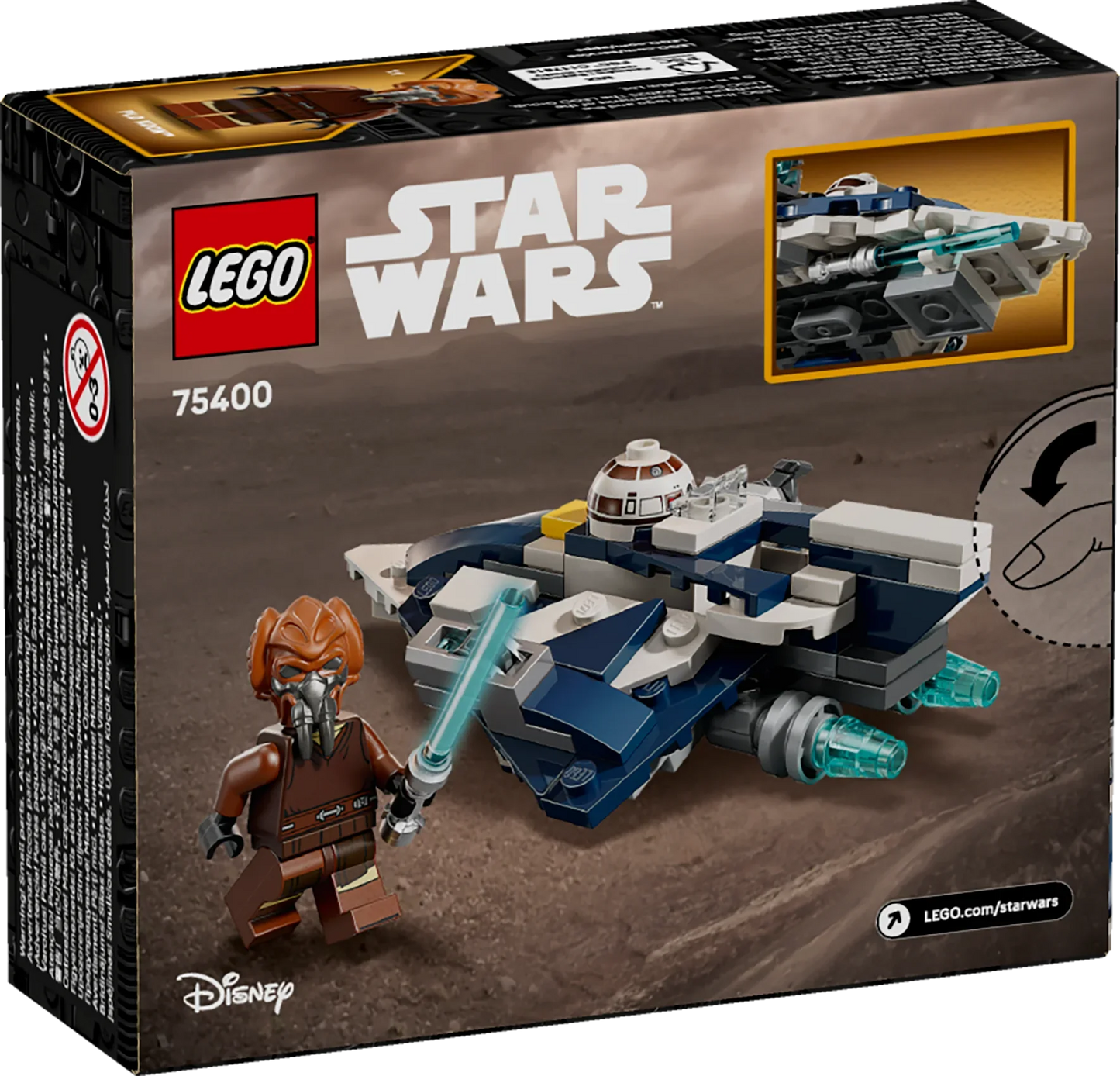 LEGO Star Wars - Plo Koon Jedi Starfighter Microfighter - 75400