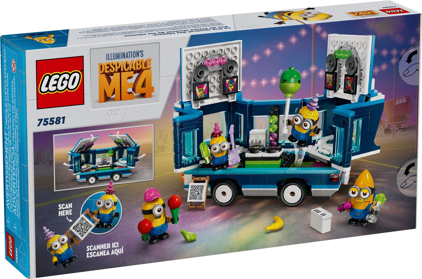 LEGO Minions Minions und der Party Bus 75581