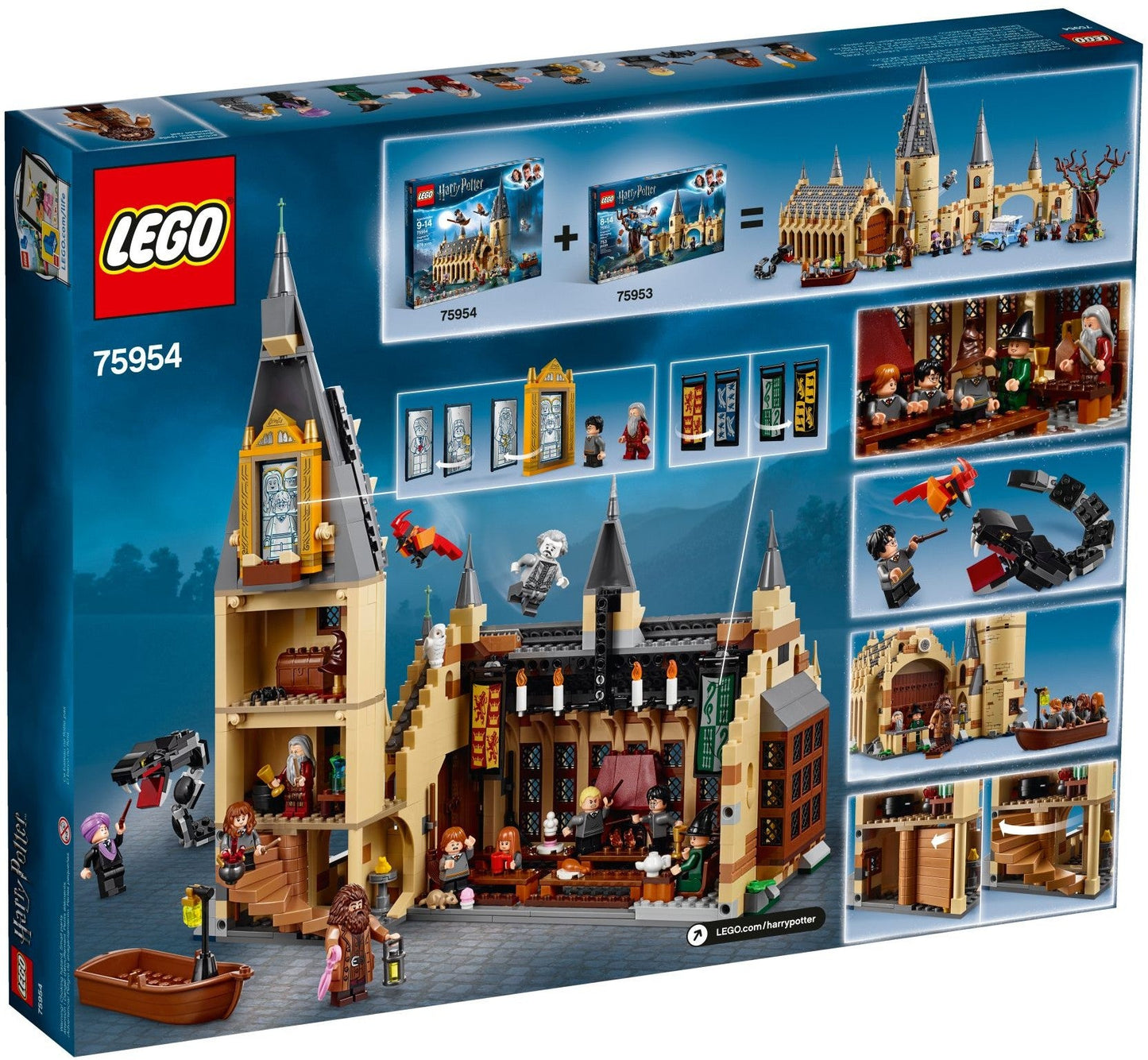 LEGO Harry Potter Die grosse Halle von Hogwarts 75954