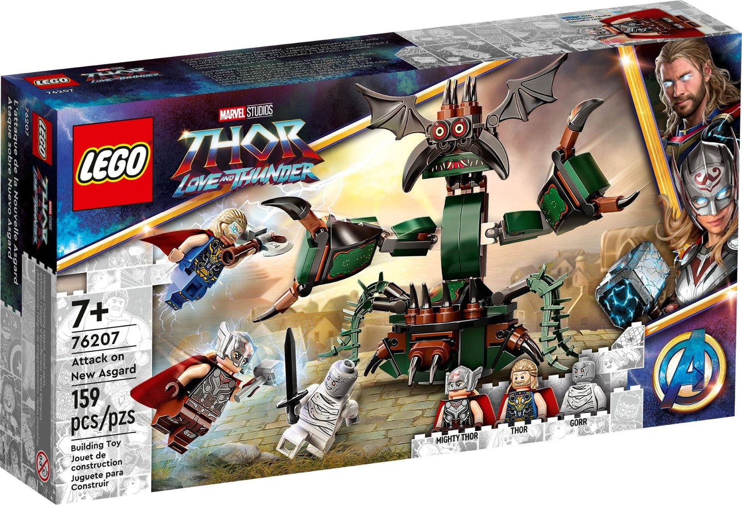 LEGO Marvel Thor: Love and Thunder - Angriff auf New Asgard 76207