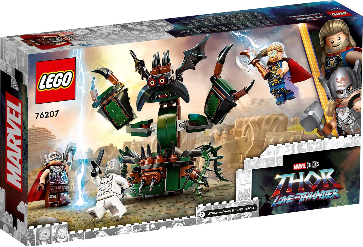 LEGO Marvel Thor: Love and Thunder - Angriff auf New Asgard 76207