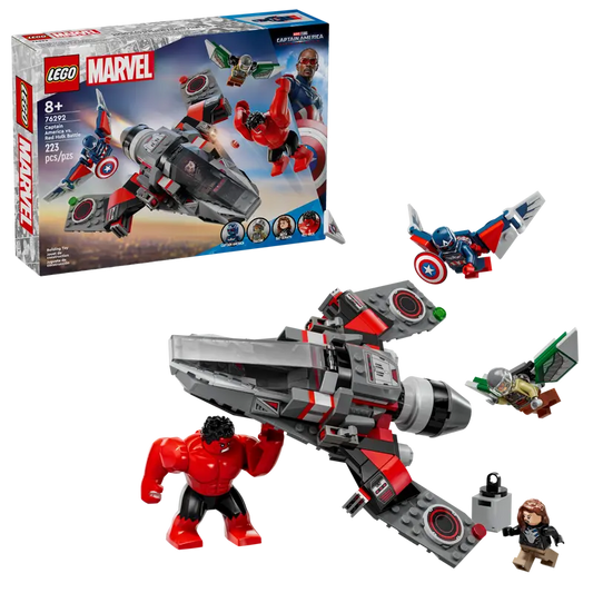 LEGO Marvel Showdown zwischen Captain America und Red Hulk 76292