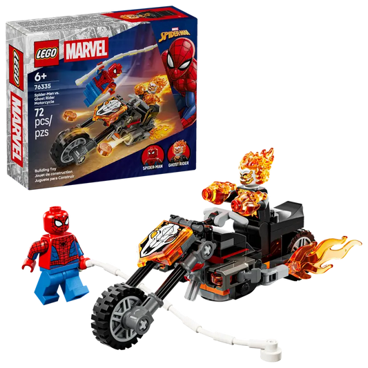 LEGO Marvel Spider-Man vs. Ghost Rider auf seinem Motorrad 76335
