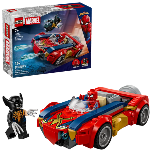 LEGO Marvel Spider-Man Auto vs. Venomized Wolverine 76336